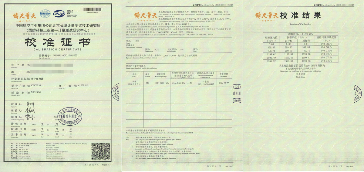 mensor压力控制器