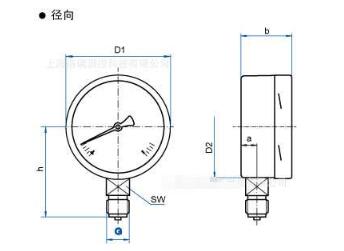 一般压力表的结构