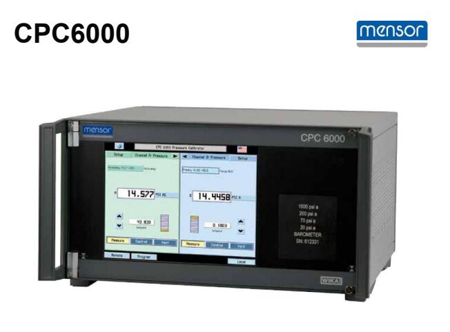 Mensor CPC6000泵调节器模块控制规格
