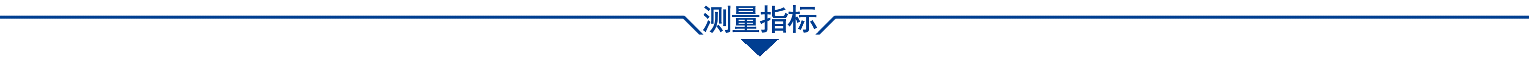 测量指标